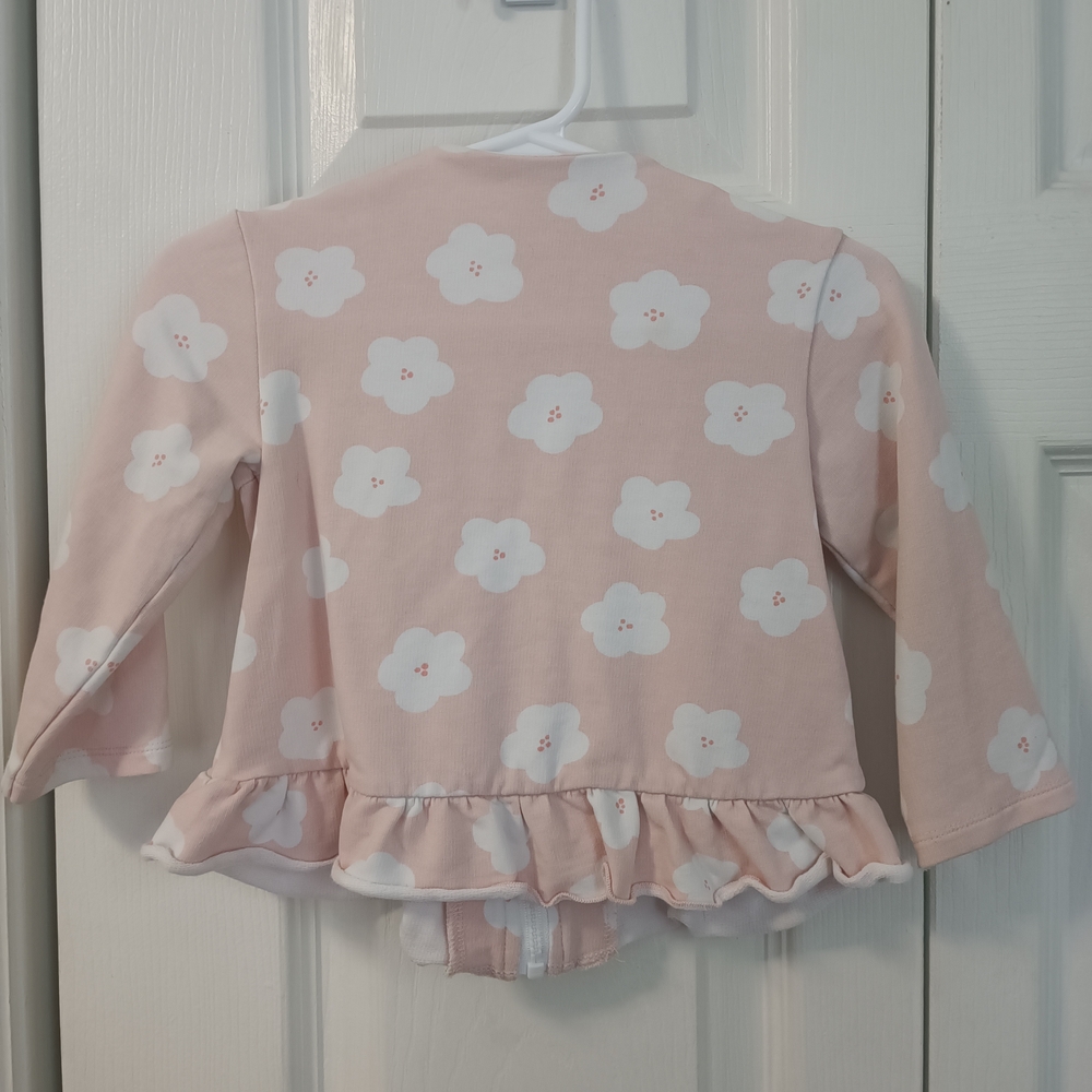 Pink Floral Ruffle Jacket - Picture 2 of 5